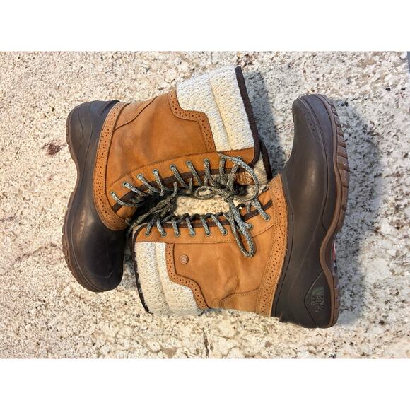 The North Face Women Shellista II Mid Waterproof Mid Calf Boots Size 9.5 Brown - Picture 9 of 10